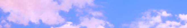 blue sky with a cumulonimbus cloud seen through water